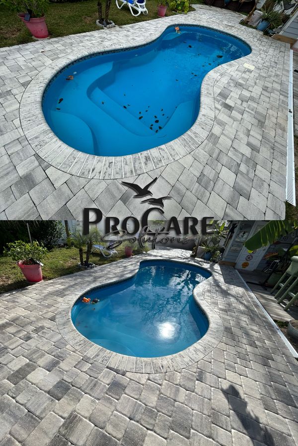 Premium pool deck sealing in Hammock Beach.
