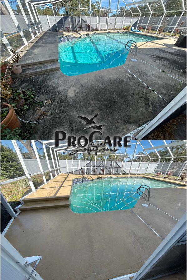 Pressure washing in King & Bear, restoring concrete, stone, and outdoor surfaces