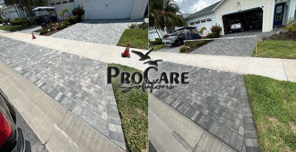 Luxury home paver restoration.