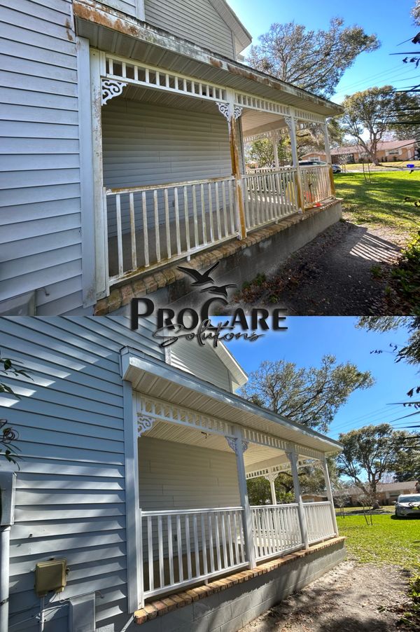 Professional house washing in Grand Haven with soft washing for a spotless, damage-free clean.