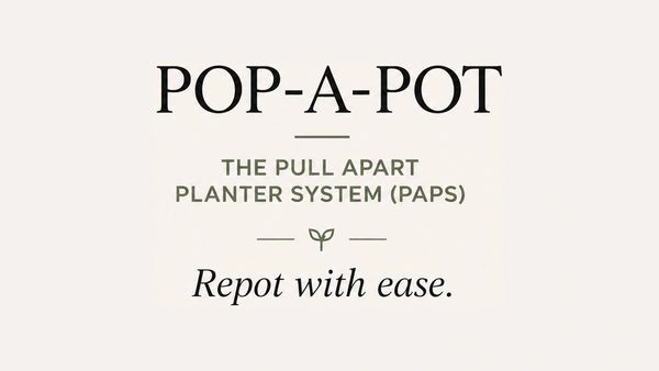 Logo for Pop-A-Pot planter system.
