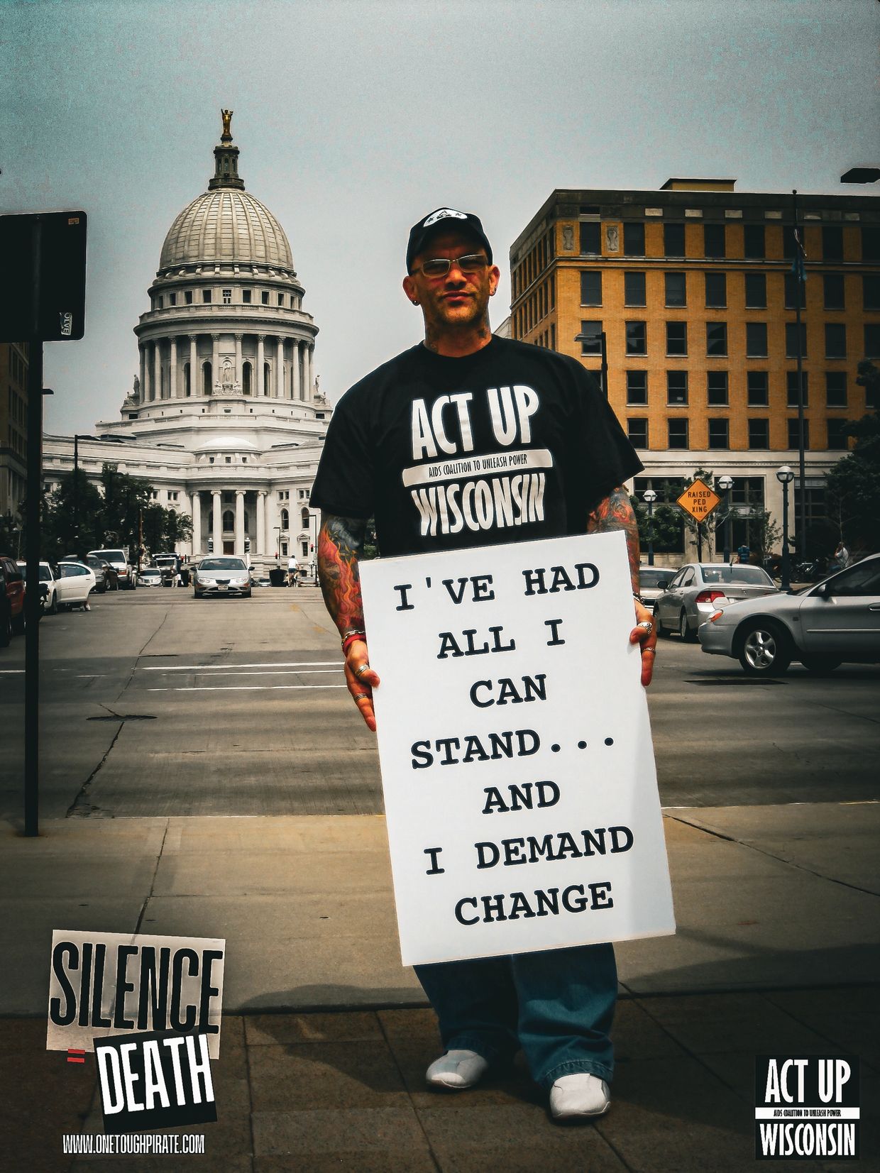 AIDS activist Bowers Co-Founder of ACT UP Wisconsin based in Madison, WI Bob is 43 year HIV survivor
