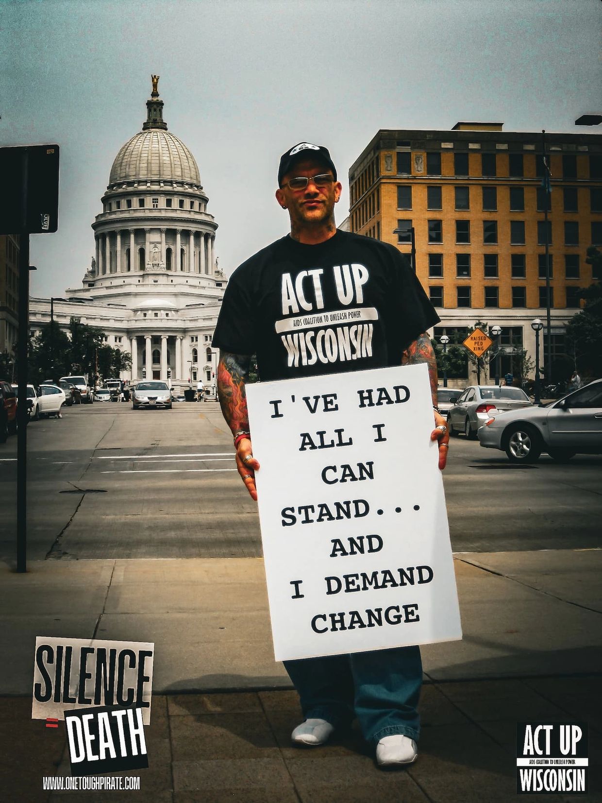 AIDS activist Bowers Co-Founder of ACT UP Wisconsin based in Madison, WI Bob is 43 year HIV survivor