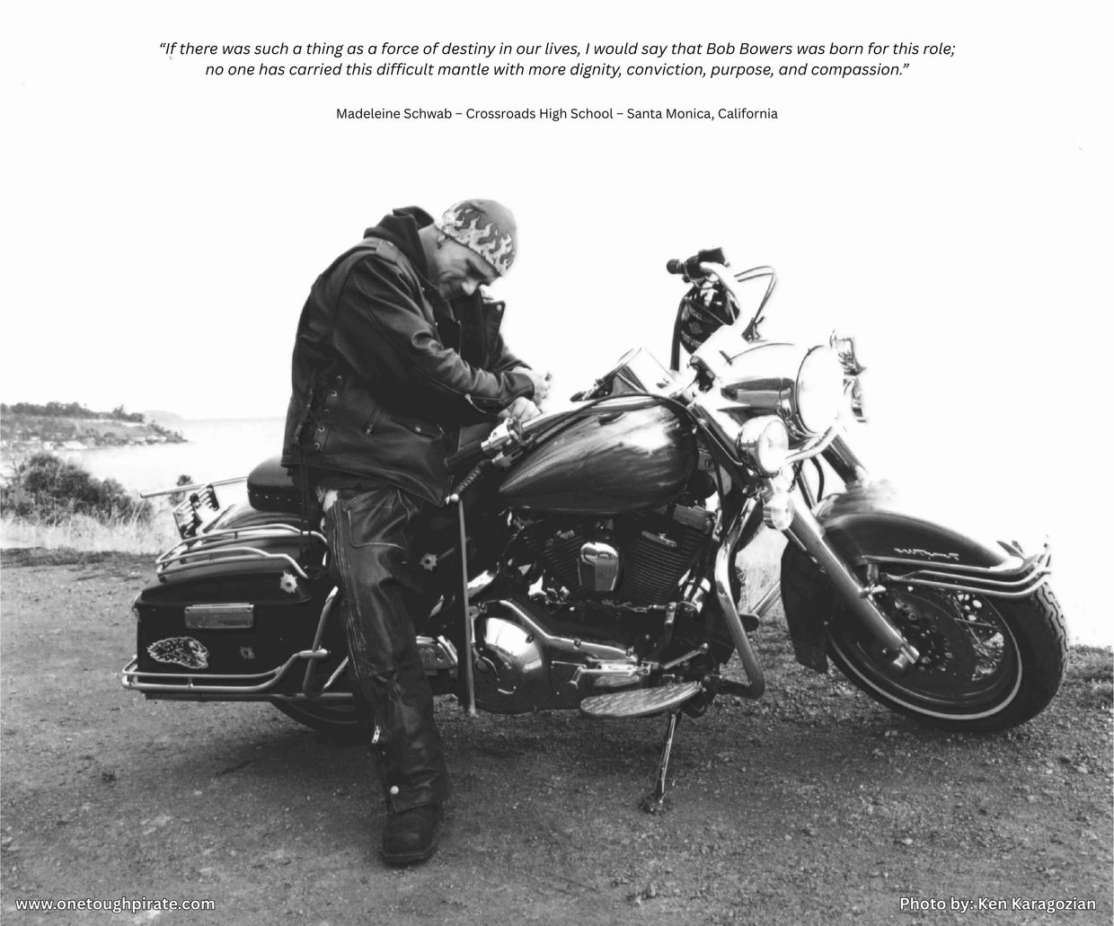 Bob Bowers One Tough Pirate Harley Davidson motorcycle survivor HIV AIDS documentary The Fire Within