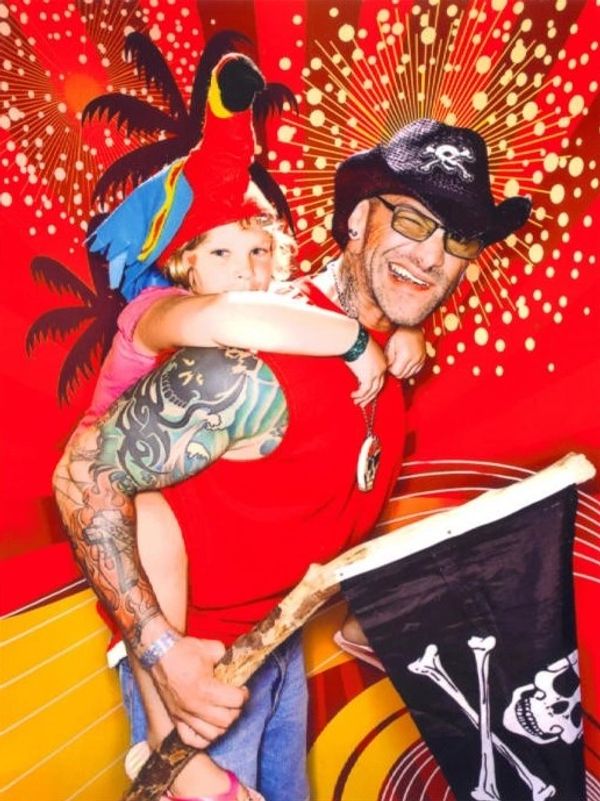 Youth cabin counselor Bob Bowers aka One Tough Pirate at Camp Heartland in Malibu, California