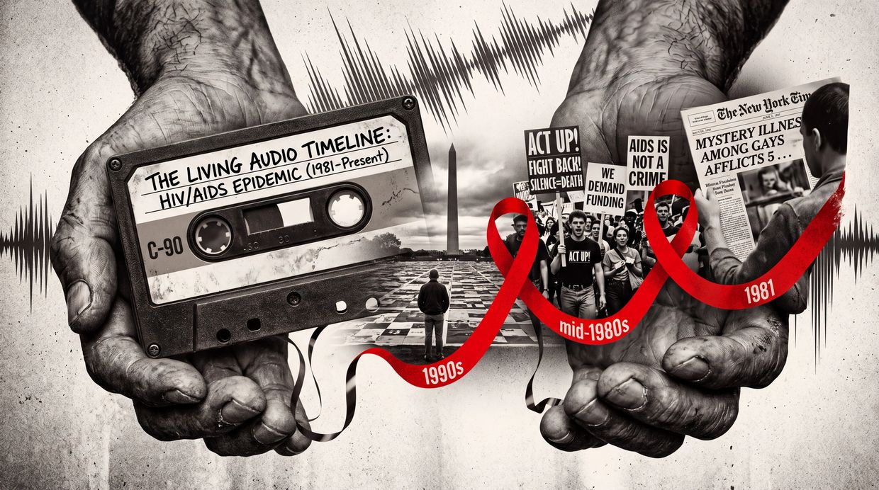 HIV/AIDS History Audio Archive by long-term AIDS survivor Bob Bowers and One Tough Pirate Music