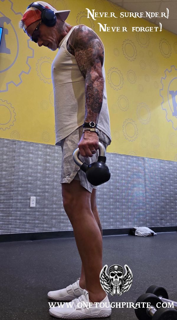 HIV AIDS Exercise fitness working out with long-term survivor Bob Bowers aka One Tough Pirate Texas