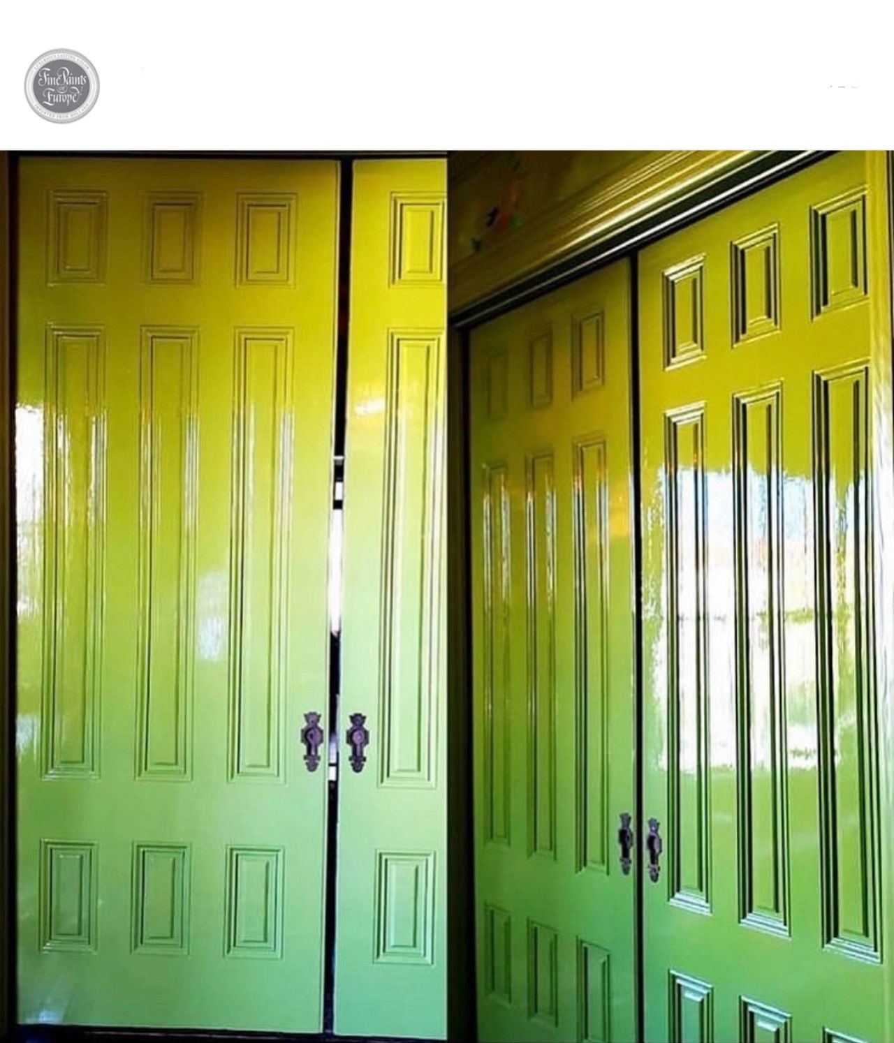 Ombre Door Painting Technique. Ombre Door Painting Technique.