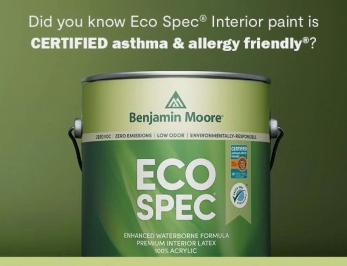 Benjamin Moore Asthma and Allergy Friendly Paint. Benjamin Moore Asthma and Allergy Friendly Paint.