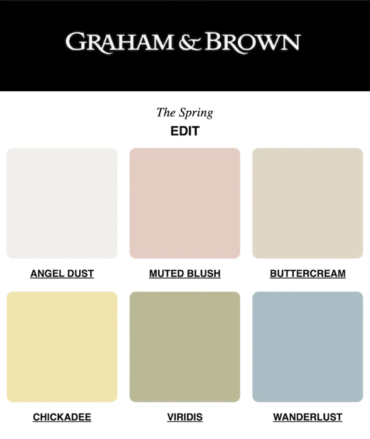 Graham & Brown Spring Colors. Graham & Brown Spring Colors.