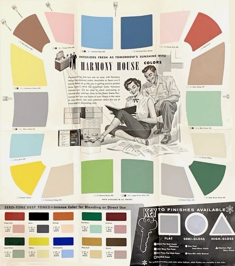 1950's House Paint Colors. 1950's House Paint Colors.