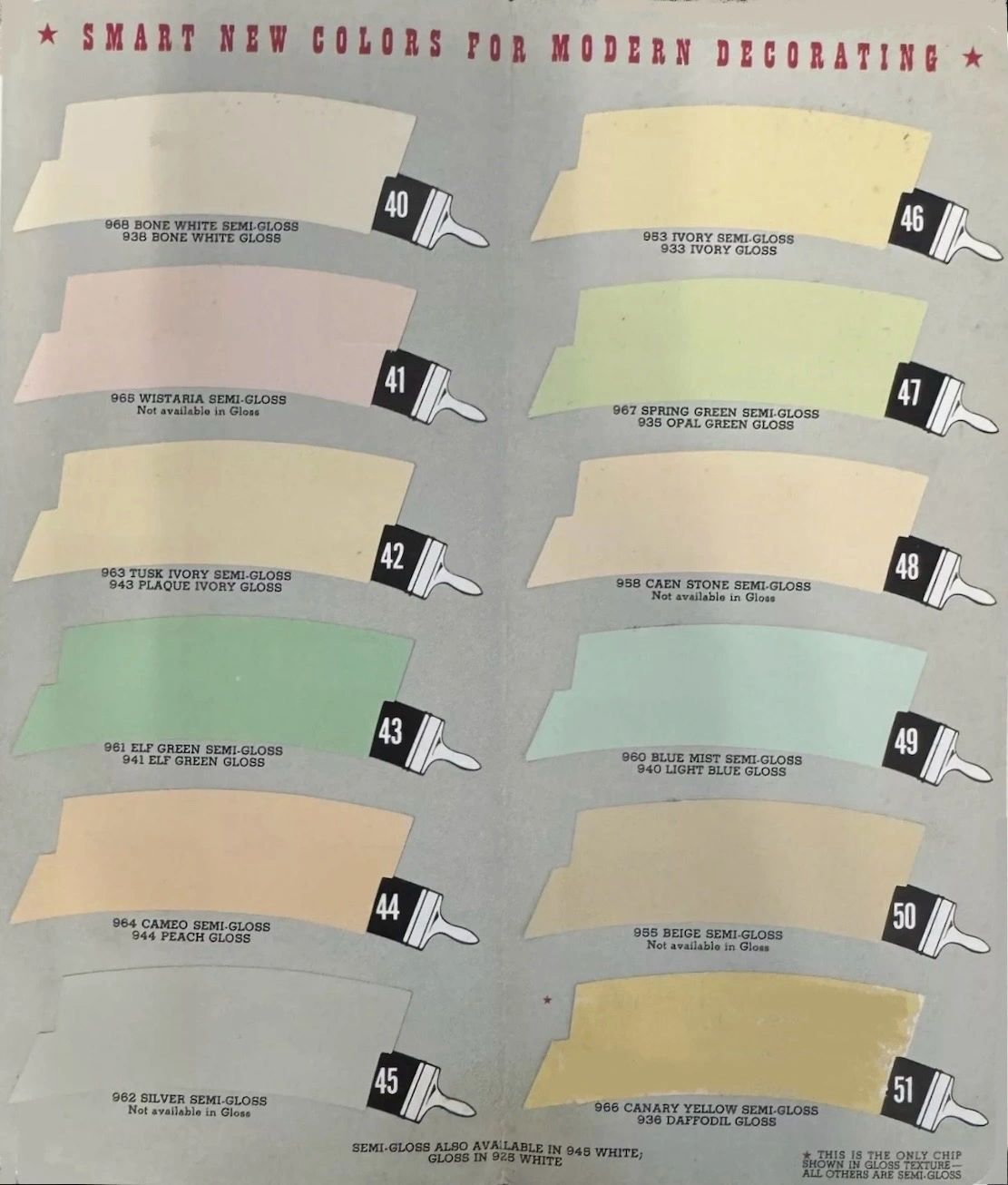 1941 Glidden Speed-Wall Paint Pamphlet – Color Guide 1941 Glidden Speed-Wall Paint Pamphlet – Color Guide