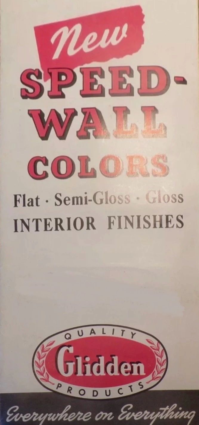 Glidden 1949 Interior Color Chart (Front). Glidden 1949 Interior Color Chart (Front).