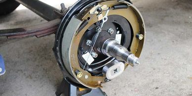 trailer brakes trailer parts trailer hub trailer axle drum brake 