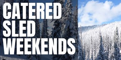 Snowmobile weekends at Mica Mountain in the Cariboo region. South Point Resort Winter. 