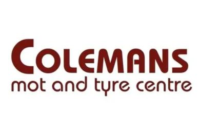 Logo for Colemans MOT and tyre centre.