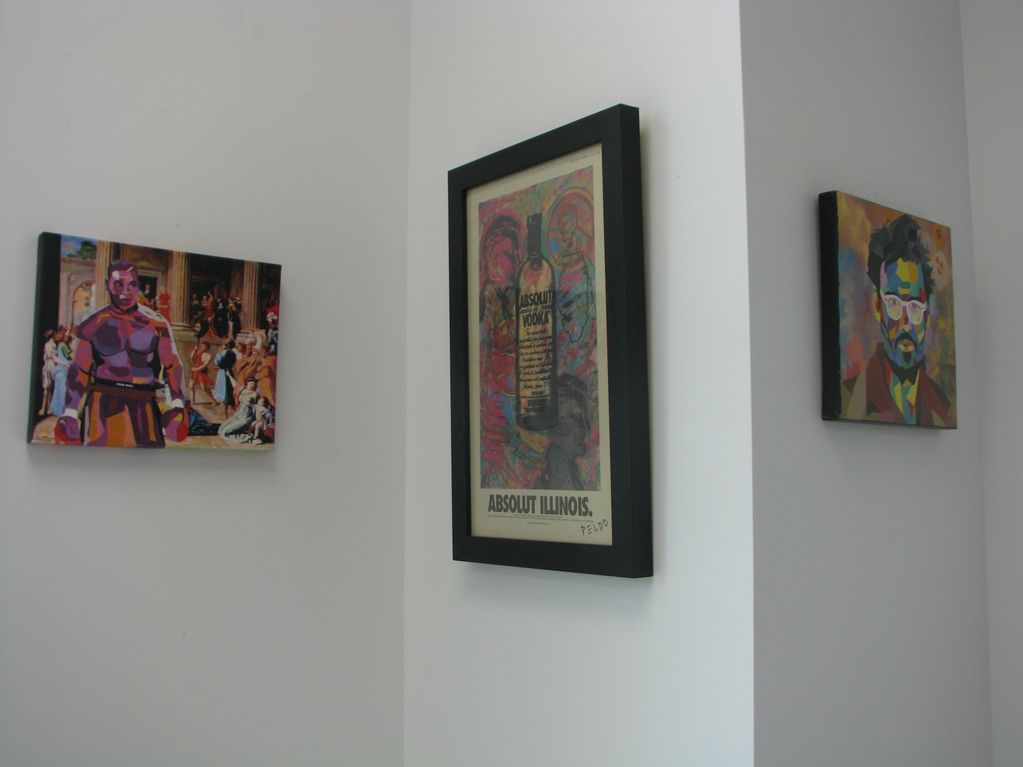 Artwork from the David Leonardis Gallery in Chicago showcased for a show at the Review Gallery.