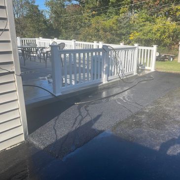 Removing old & crack areas in your driveway with fresh new asphalt ! 