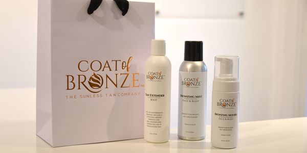 Laguna Beach spray tan extender, at home spray tan mist, bronzing mousse by coat of bronze.