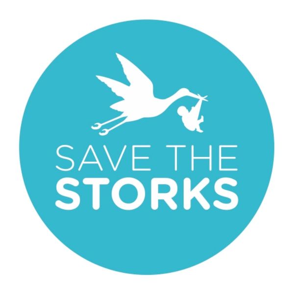 Logo for "Save the Storks".