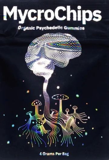 MYCROCHIPS MAGIC MUSHROOM PSILOCYBIN RAINBOW GUMMIES 4 GRAMS