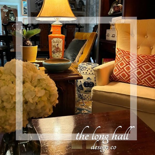 yellow vintage furniture