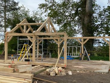 Oak timber frame buildings 