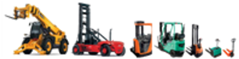 Types of forklift we offer training on