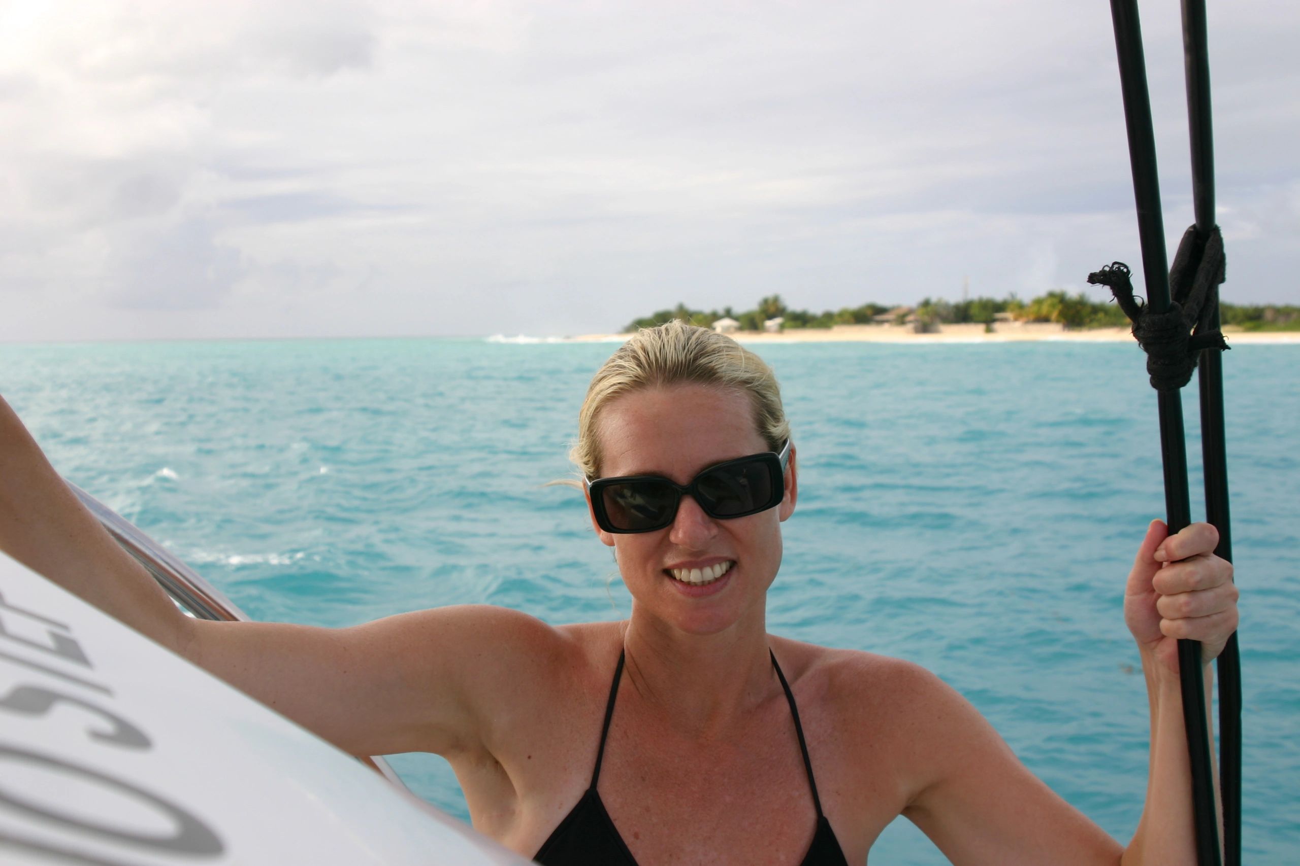 The coastline of Saint Maarten