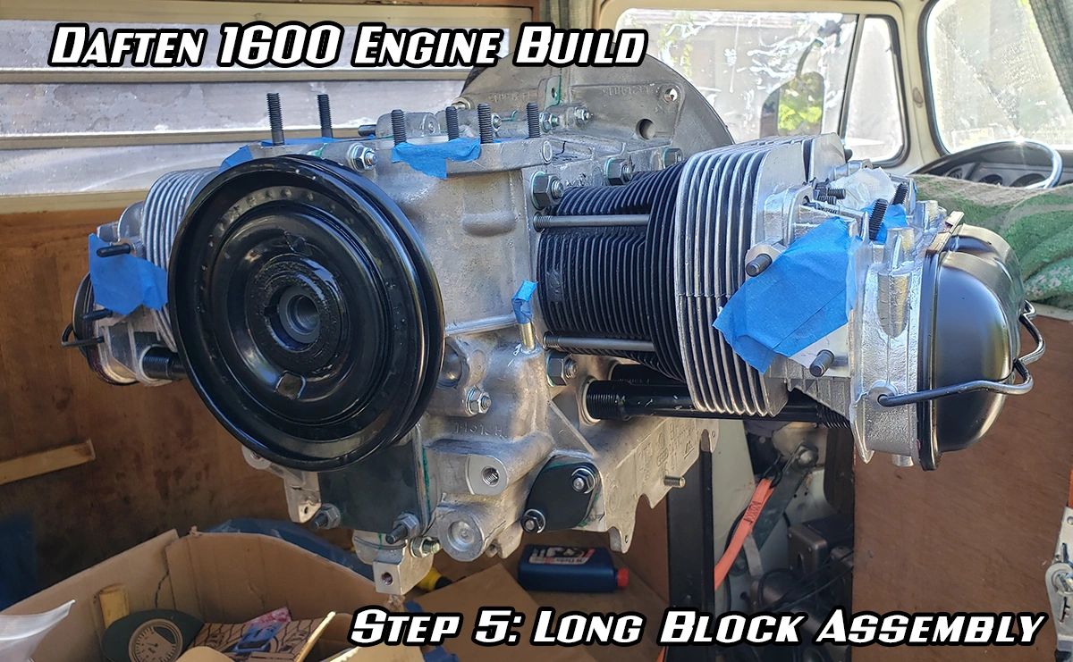 Daften 1600 5 Long Block Assembly