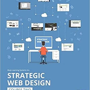 Illustration of a person designing multiple web pages connected to cloud storage.