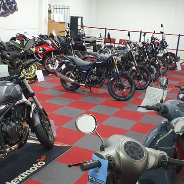 Motorcycle and Scooter Showroom