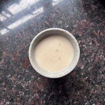 cosy comforting plant-based tiger nut milk