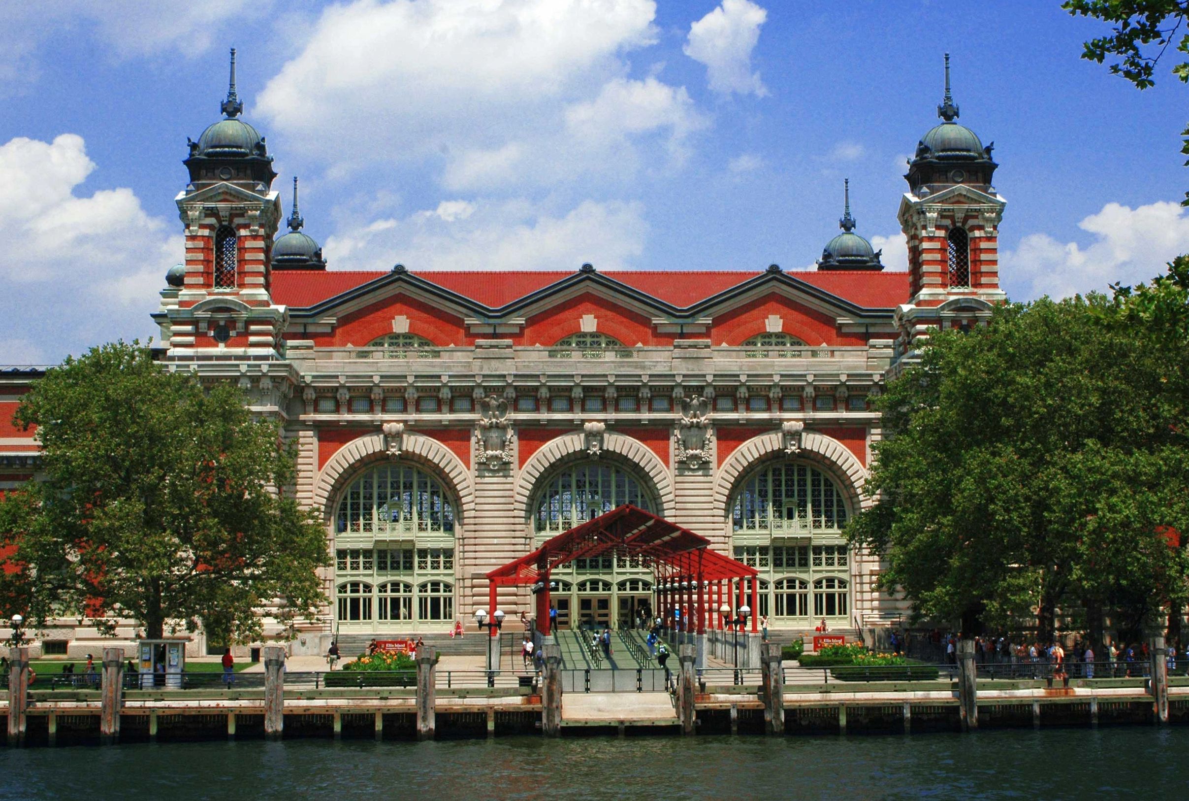 Ellis Island.