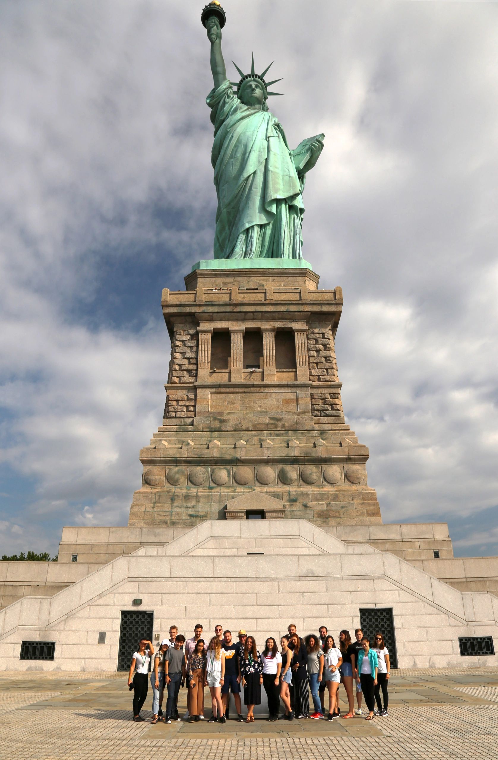 A tour to the Crown of the Statue of Liberty was organized for our employees. 