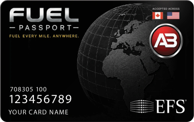Fuel Passport card for fuel payments accepted in Canada and the US.