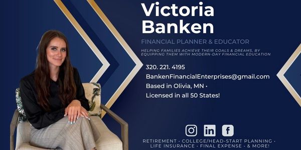 Victoria Banken, financial planner and educator, offers modern financial education and planning services.