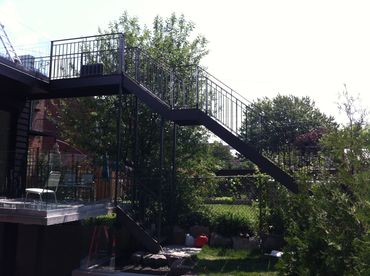 819-533-6743 Forgeron ,Escalier , Fer Forge  Ornemental Acier Métal , Chanel ,Shawinigan Palier 