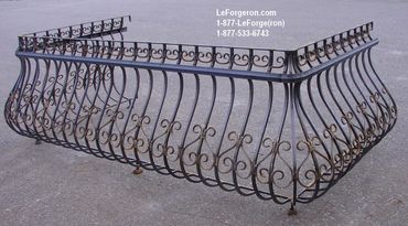 Forgeron Balcon Bedaine Fer Forge Ornemental