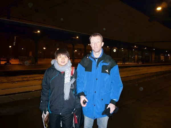 Erin Li and Mads in Denmark 