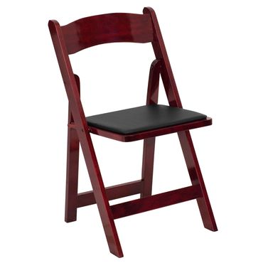 Mahogany Wood Padded chair