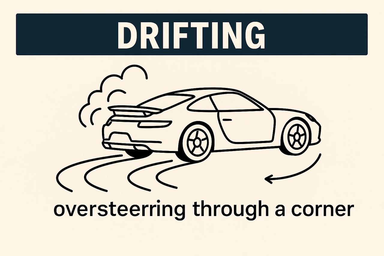  A high-octane visual that captures the thrill of drifting—the smoke, the angles, and the controlled chaos.