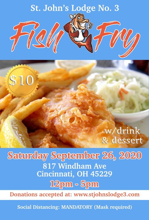 St. John’s Lodge 3 Fish Fry