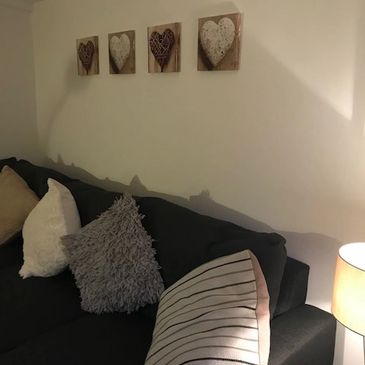 Jackie Morgan Counselling room in Orpington