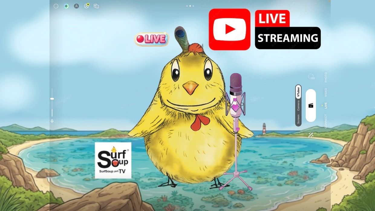 Eggoh goes live surf souptv