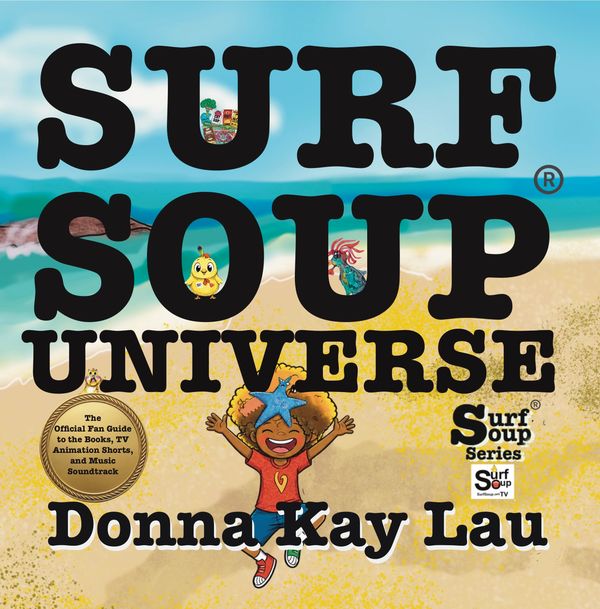 Surf soup universe, book, cover boy on a beach hooray armsUrgent
