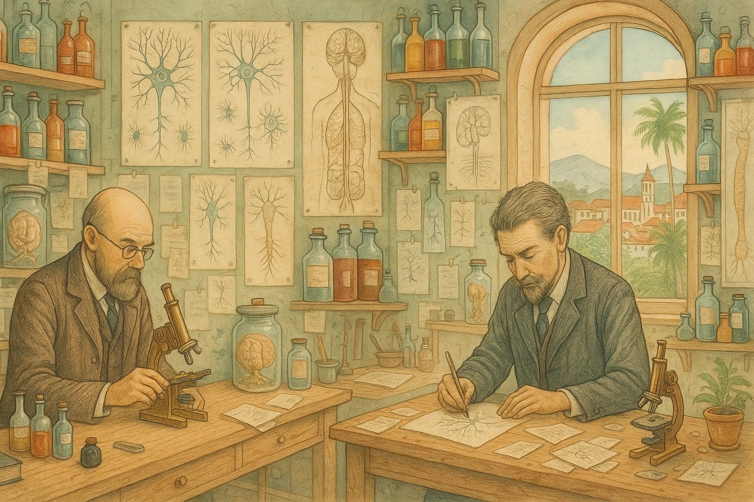 A história da Neuropatologia no Brazil foi inspirada nos métodos europeus.