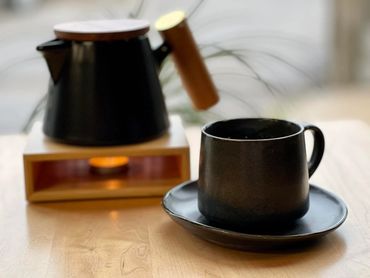 Pot of Organic Loose Leaf Tea