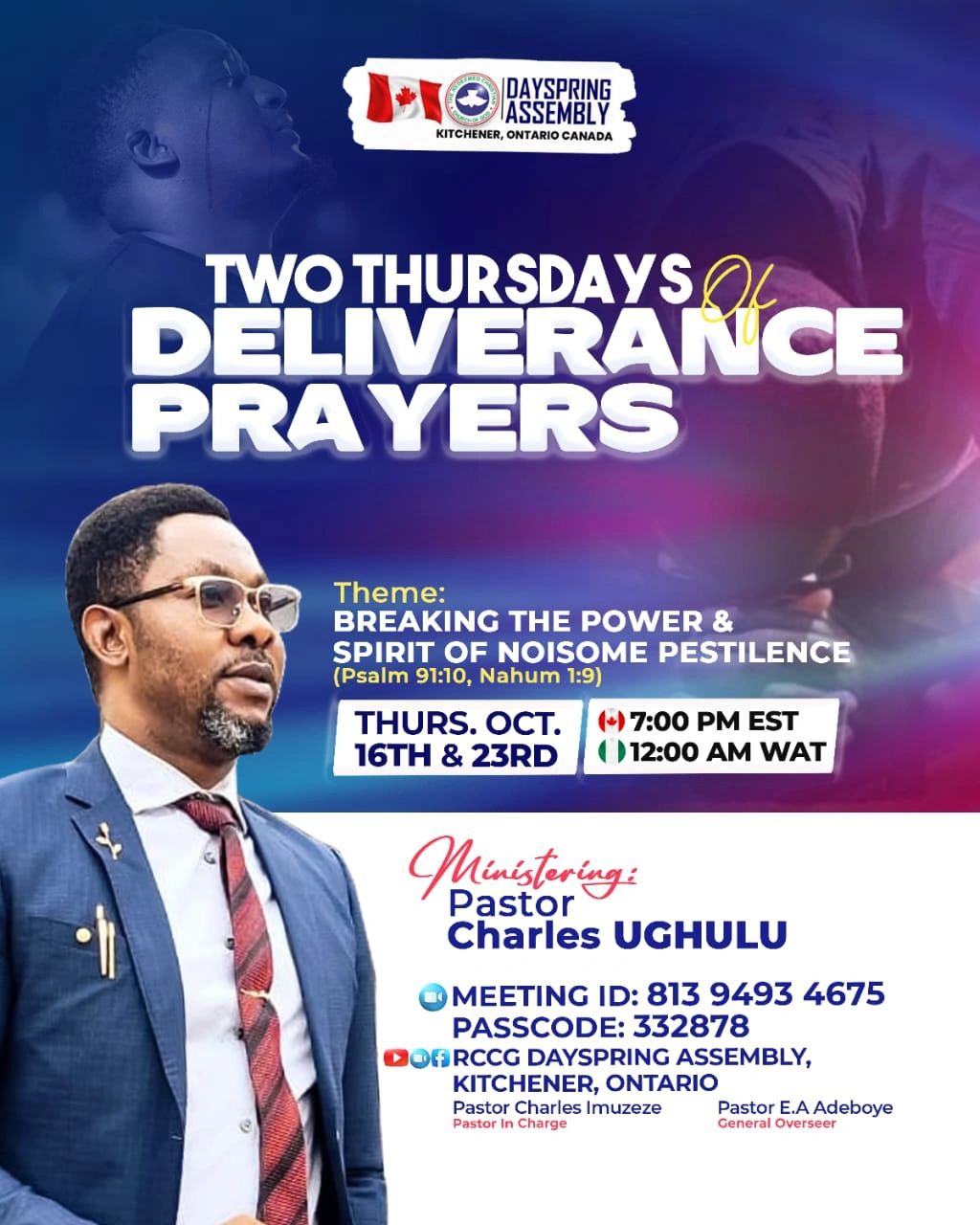 Join me on the 16th and 23rd of October, 2025.
Via Zoom.
The link will be shared on our Facebook and