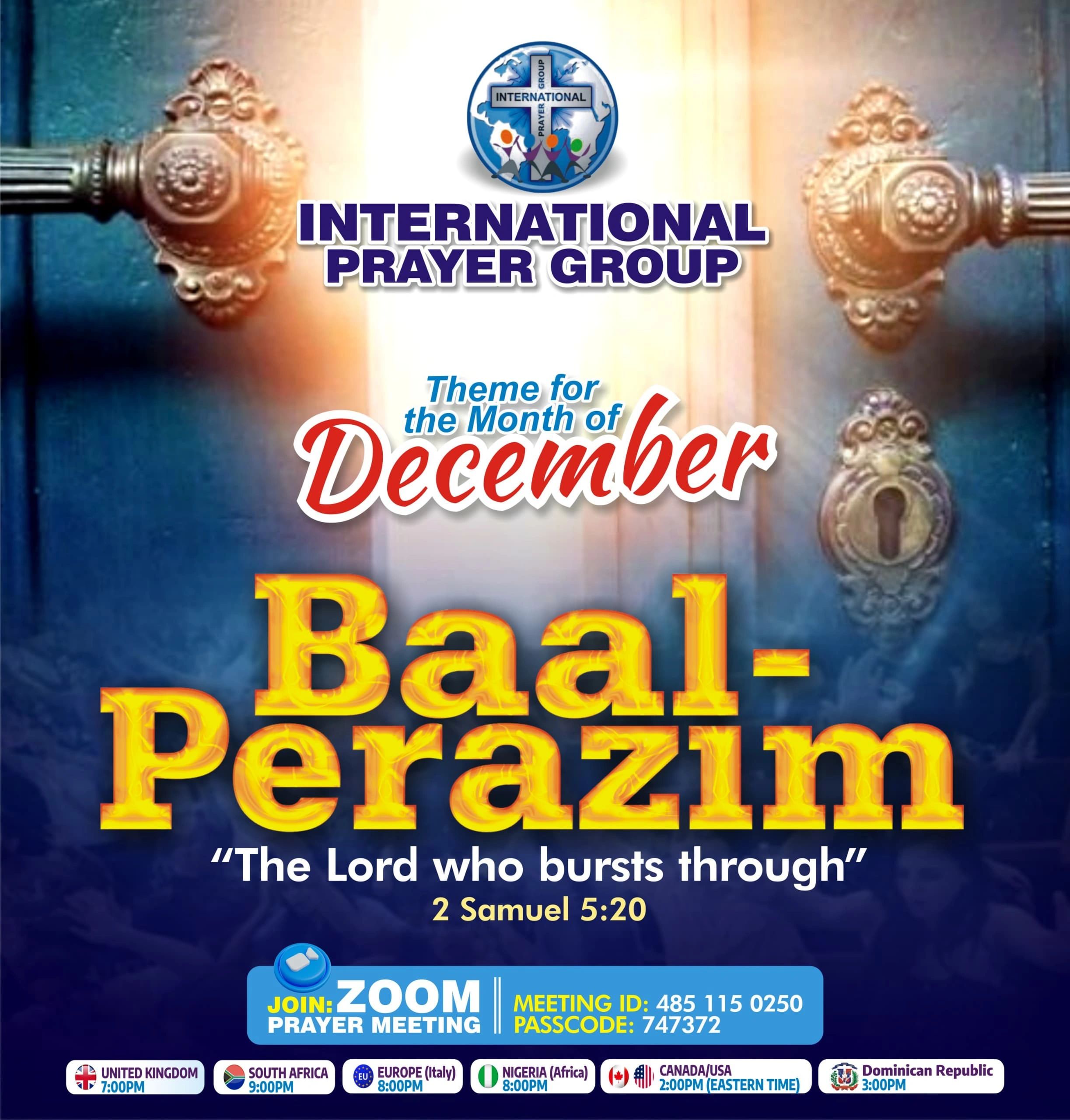 Prayers of Breakthrough Based on Baal-Perazim
​The account of David's victory at Baal-Perazim is rec